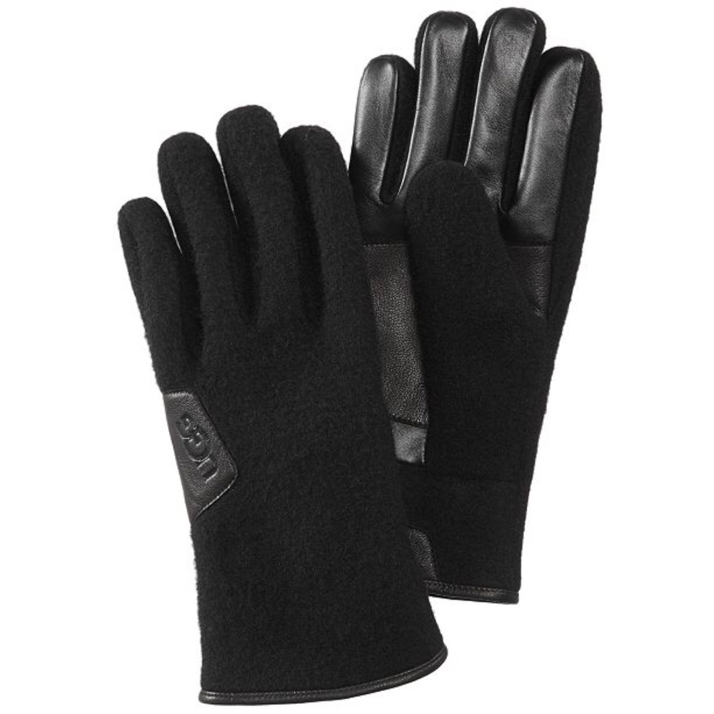 NWOT!! UGG® Men's Leather-Trimmed Smart Gloves